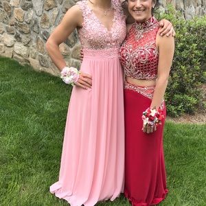 Pink jovani prom dress! Worn once, no stains, no odor, no rips.